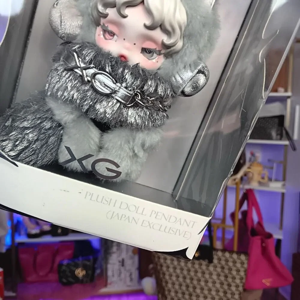 SKULLPANDA x XG Plush Doll Pendant Japan Exclusive SKULLPANDA POP UP Shop